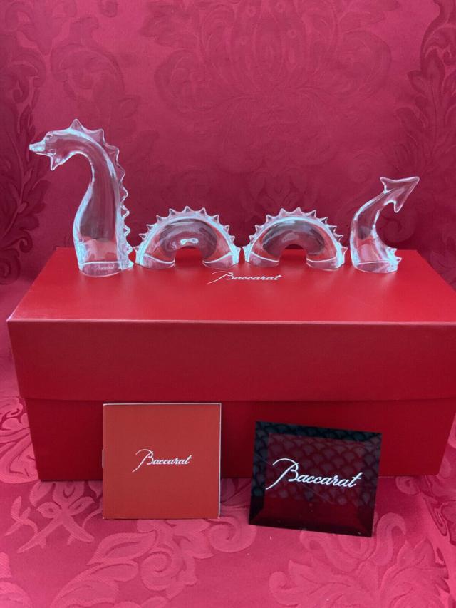 Baccarat バカラ 置物 ドラゴン 龍 クリスタル フィギュリンの通販はau 