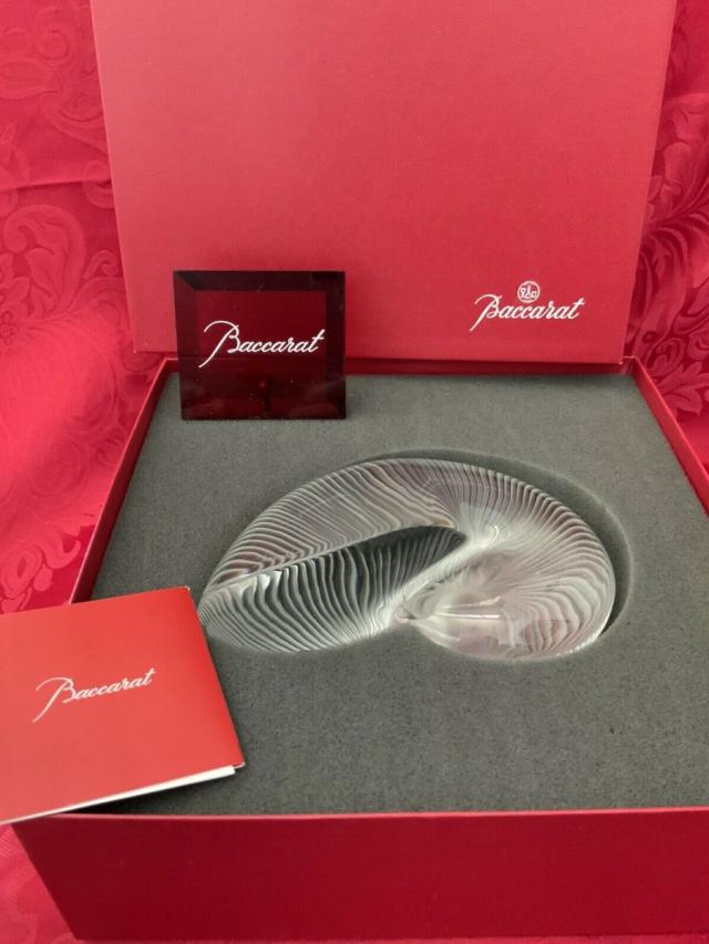 Baccarat バカラ シェル エスカルゴ 貝 フィギュリン クリスタルの通販は 247,400円