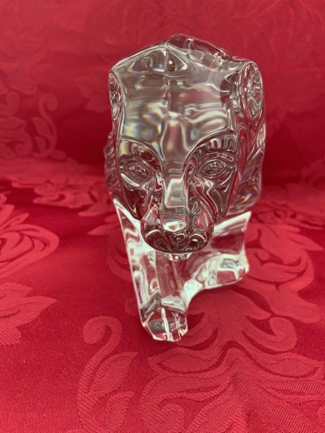 Baccarat バカラ ライオン フィギュリン クリスタルの通販はau