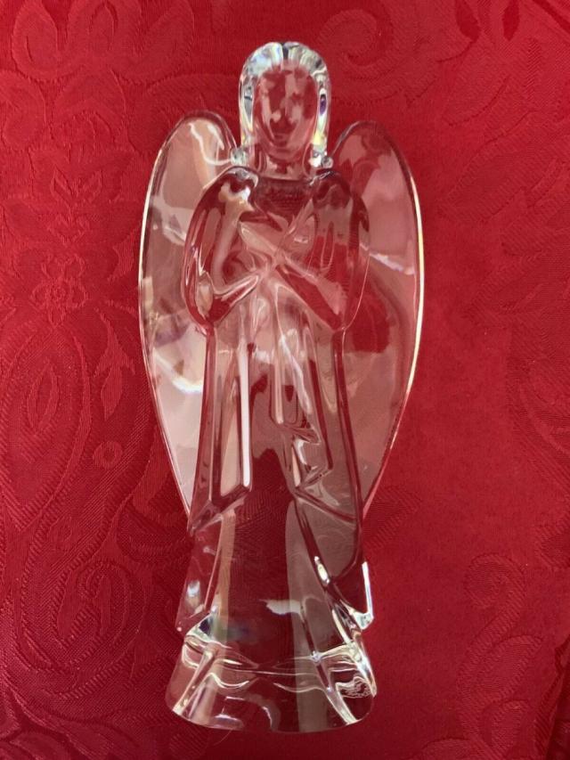 Baccarat バカラ キリスト降誕 天使 祈り アーム クロス クリスタル