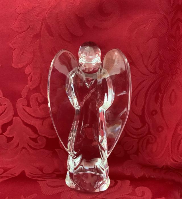 Baccarat天使の置物 バカラ フィギュリン ○ アンジェロ ハート 置物 エンジェル