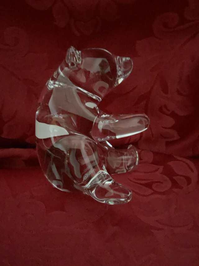 Baccarat バカラ 置物 ベア 熊 クリスタル フィギュリンの通販は