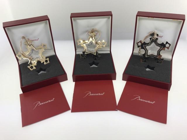 美術品・アンティーク・コレクション Baccarat スター オーナメント