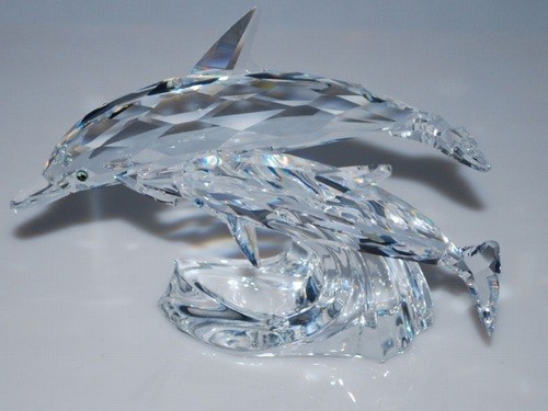 スワロフスキー Swarovski 1990年 SCS限定品 『Lead Me ドルフィン』 DO1X901