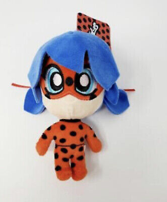 ミラキュラス レディバグ＆シャノワール フック付きミニぬいぐるみ レディバグ Zag Lady Bug Plush Clip On