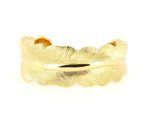 Philippe Audibert フィリップオーディベール PLUME ゴールデンフェザーリジッドブレスレット