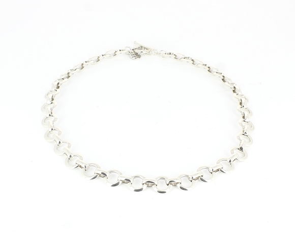 Philippe Audibert フィリップオーディベール ALYSSA シルバーラウンドメッシュチェーン ネックレスの通販は