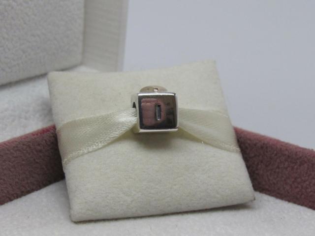 Pandora パンドラ チャーム ハート キューブ I Love You Heart Cube w/14kt Gold Charm 790200 2 Tone_1