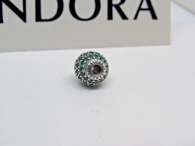 Pandora パンドラ チャーム グリーン エッセンス Prosperity Green CZ ESSENCE Charm 緑_4