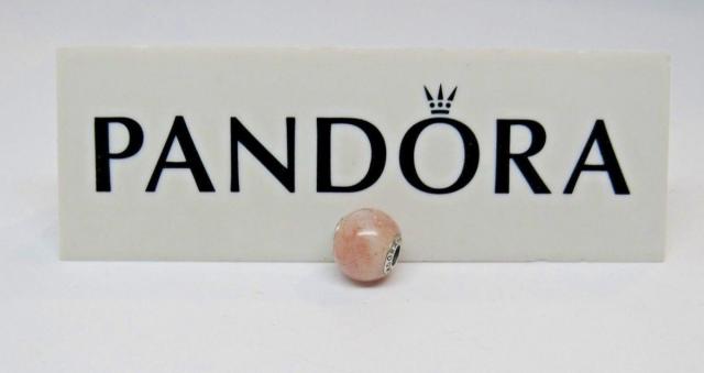 Pandora パンドラ チャーム ピンク ムーンストーン LOVE Pink Moonstone ESSENCE Sterling Silver Charmの通販は