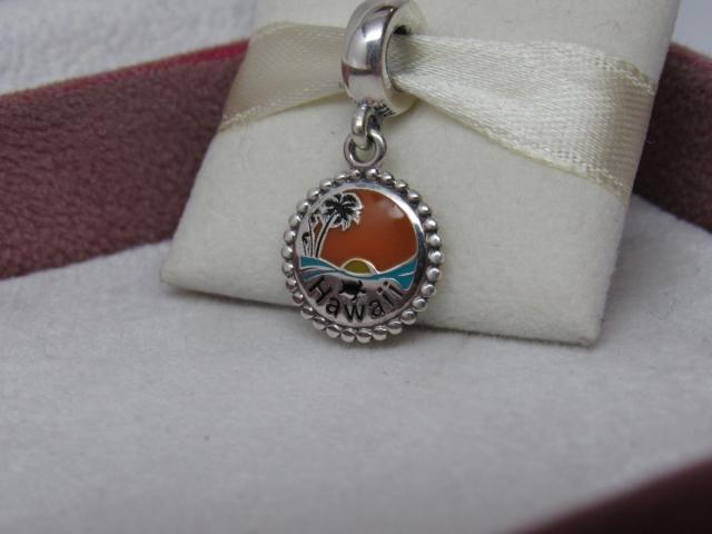 Pandora パンドラ チャーム ハワイ ホヌ Hawaii Sunset Honu Turtle