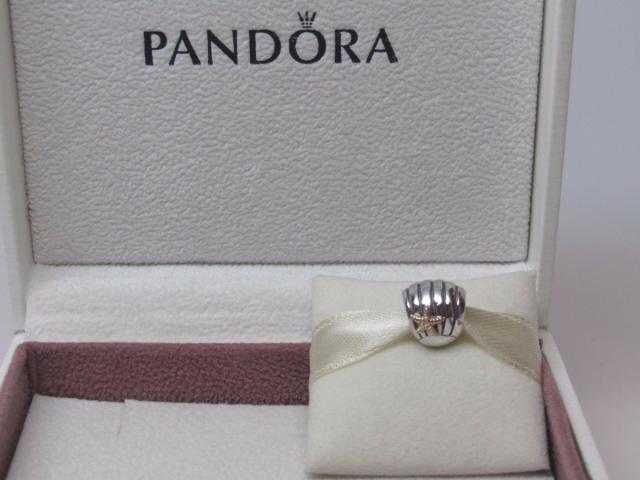 Pandora パンドラ チャーム 貝殻とヒトデ 14K チャーム Seashell Starfish_2