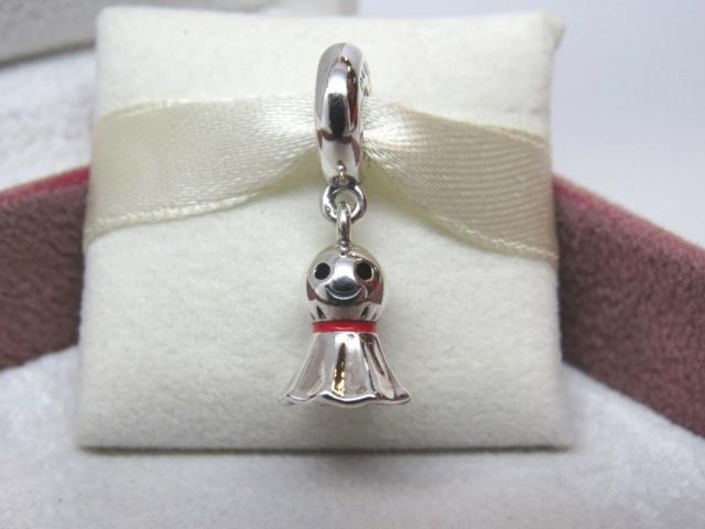 Pandora パンドラ チャーム Asian Sunny Doll Charm てるてる坊主 雨