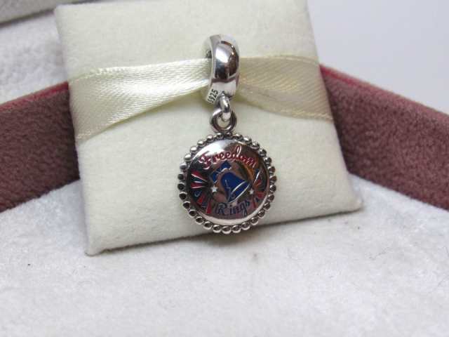 Pandora パンドラ チャーム Philadelphia Let Freedom Ring Liberty Bell Dangle Charm 鐘 ベル