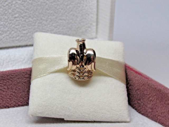 パンドラ　castle and crown charm 14k チャーム パンドラ（Pandora）☆Pandoraロゴ＆クラウン O チャーム