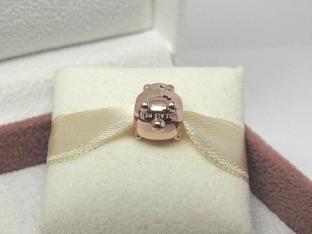 Pandora パンドラ チャーム ROSE Cute Bunny Charm Easter ピンク うさぎ パンフォールドボックス_2