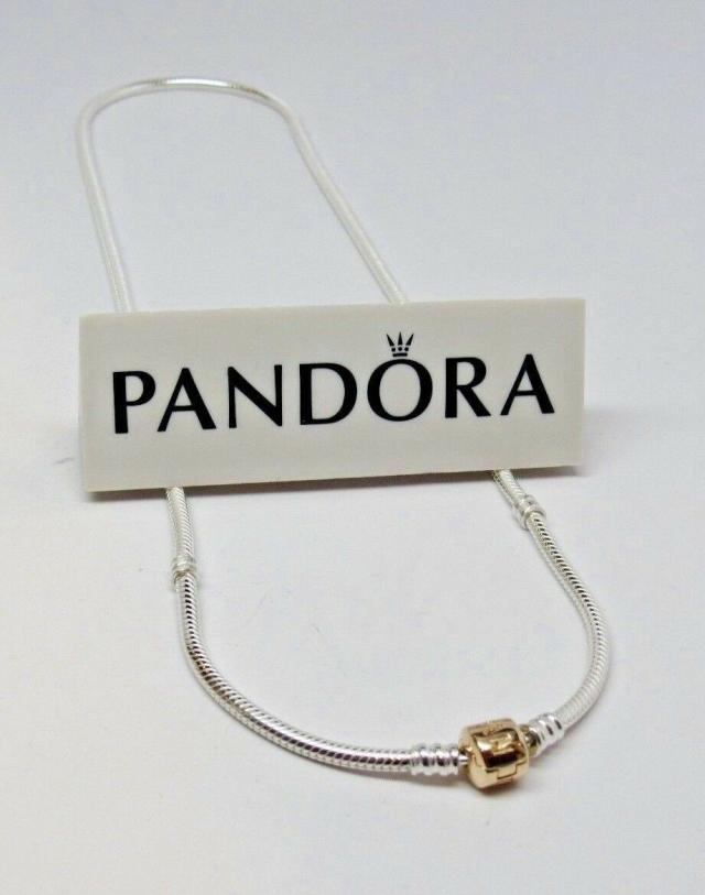 Pandora ネックレス コリア—ネックレス 14K ゴールド クラスプ シルバー19.7の通販は 48,685円