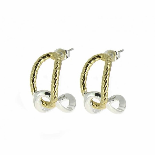 Philippe Audibert フィリップオーディベール　BOUCLES DOREILLES TEA BICOLOR ピアス　シルバーの通販は