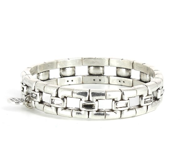 Philippe Audibert フィリップオーディベール　WILSTON STRASS  ブレスレット　シルバーの通販は