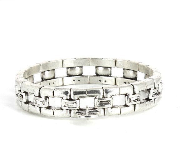 Philippe Audibert フィリップオーディベール　WILSTON STRASS  ブレスレット　シルバーの通販は