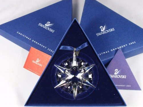 スワロフスキー Swarovski 『2002 Christmas オーナメント』 SCO2002