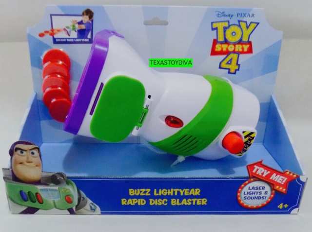 トイ・ストーリー4 BUZZ LIGHTYEAR RAPID DISC BLASTER Lights Sounds 2019 おもちゃ