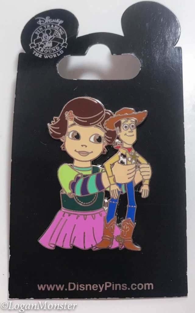 トイストーリー3 Bonnie and Woody Pin ボニー＆ウッディ ピンバッジ