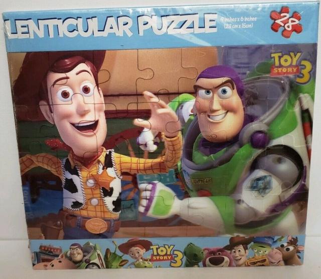 トイストーリー3 Disney NEW Sealed 28 Piece Lenticular Puzzle パズル