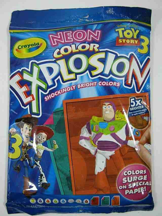 トイストーリー3 Crayola Neon Color Explosion Art Activity Set フィギュアの通販は