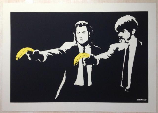 Banksy バンクシー PULP FICTION シルクスクリーン プリント WCP SCREEN PRINT 現代アート 限定品 希少の通販は