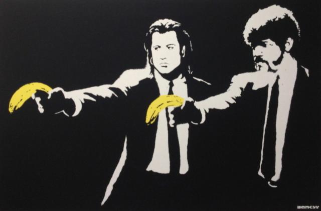 Banksy バンクシー PULP FICTION シルクスクリーン プリント WCP
