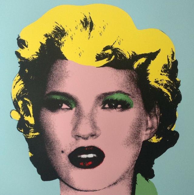 Banksy バンクシー KATE MOSS シルクスクリーン プリント WCP SCREEN PRINT 現代アート 限定品 希少_1