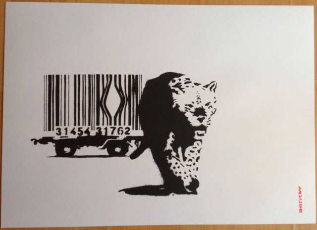 Banksy バンクシー BARCODE シルクスクリーン プリント WCP SCREEN PRINT 現代アート 限定品 希少の通販はau PAY  マーケット - スワロフスキー専門店 Planetarium | au PAY マーケット－通販サイト