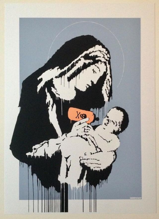 Banksy バンクシー TOXIC MARY シルクスクリーン プリント WCP