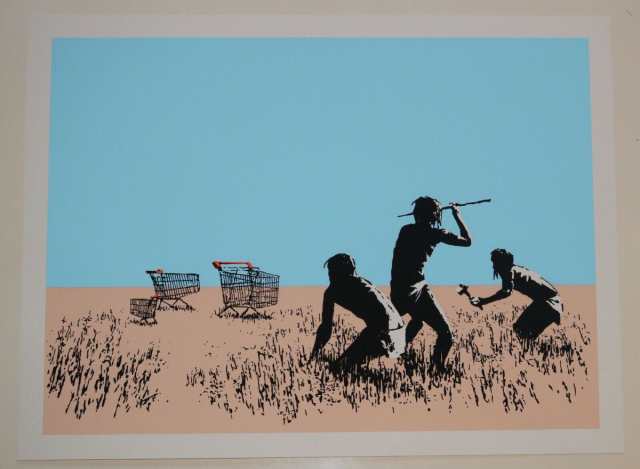 Banksy バンクシー TROLLEY HUNTERS シルクスクリーン プリント WCP SCREEN PRINT 現代アート 限定品 希少｜au  PAY マーケット