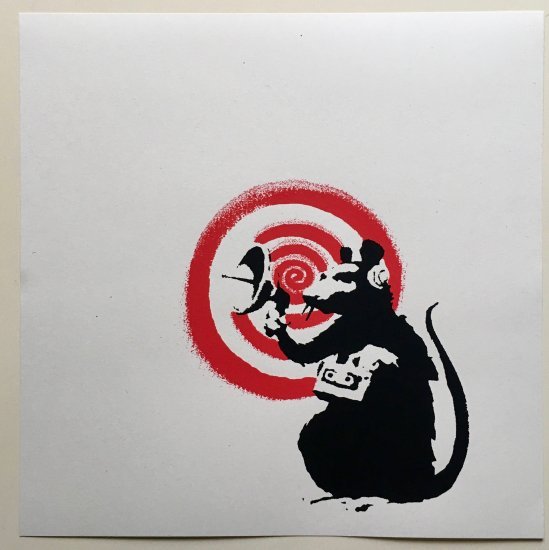 Banksy バンクシー RADAR RAT シルクスクリーン プリント WCP SCREEN PRINT リプロダクション 現代アート