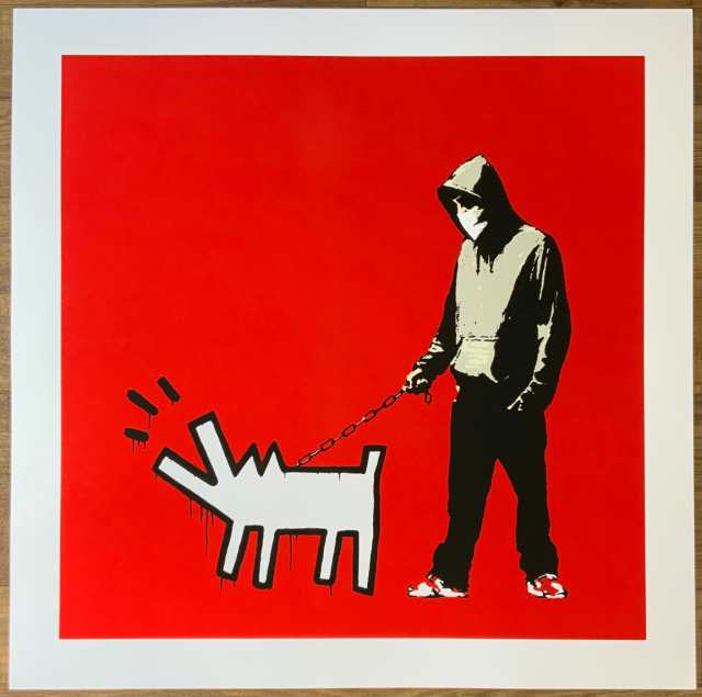 WCP Banksy バンクシー CHOOSE YOUR WEAPON RED リプロダクション シルクスクリーン プリント 現代アート