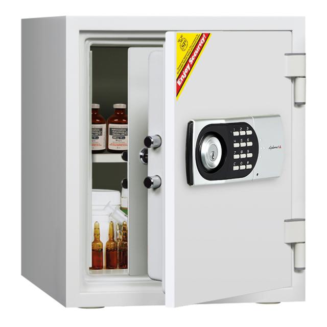 【送料無料】ディプロマット・ジャパン ダブルドア テンキー式耐火金庫 125EK77DRUGの通販は 59,950円