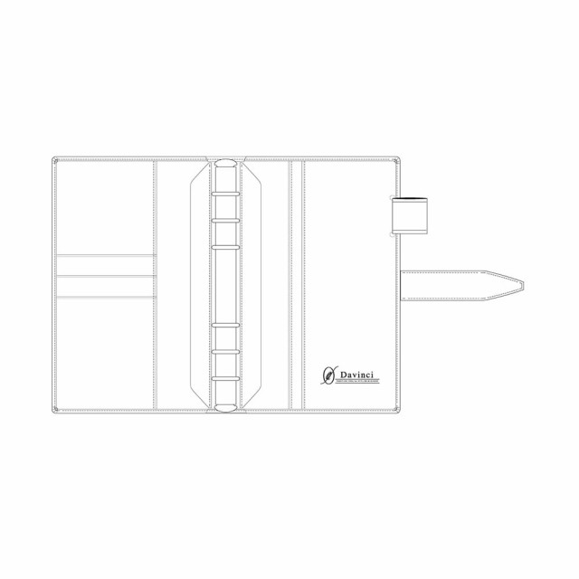 【ラッピング無料】【送料無料】レイメイ藤井 raymay ダ・ヴィンチ システム手帳 ロロマクラシック 聖書 24mm ブルー DB3014A 計画 プラ