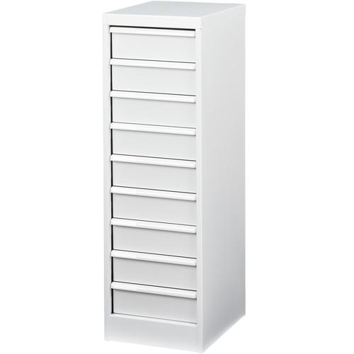 ナカバヤシ<Nakabayashi> アバンテV2 フロアケース A4 タテ型 深9段 AF-M9 マットホワイトの通販は