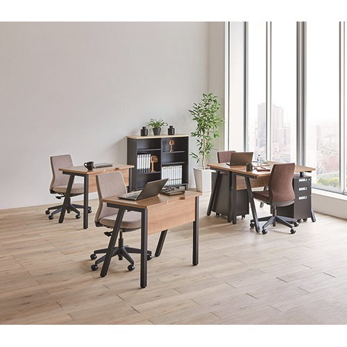 アールエフヤマカワ 平机 RFILD-0860DM ウォルナット 127881の通販は