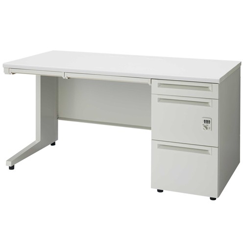 プラス 片袖机ダイヤル錠 UJ-147A-3D WS/W4 W1400 706494