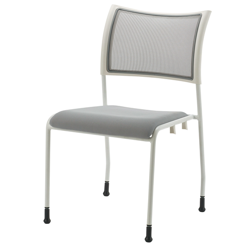 ジョインテックス 会議イス GKM-51 WH ホワイト 肘無固定脚 707127の通販は 21,738円