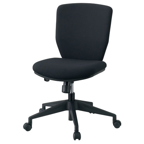 プラス 事務イス KC-CL66SL 肘無 ブラック 829522の通販は 28,579円