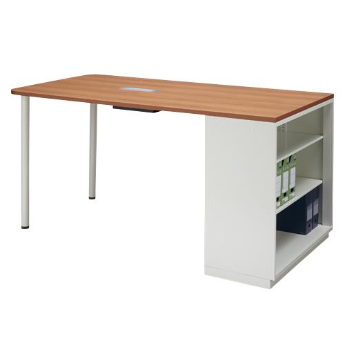 プラス b-Foret 収納庫付ハイテーブル BF-H189E T2 868728の通販は