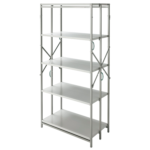 TRUSCO スチールラック M5型中量棚 1500X921XH1500 3段 単体 ネオグレー ◇▼780-2684 M5-5593 NG(ネオグレー) 1台 ☆ＴＲＵＳＣＯ スチールラック Ｍ５型中量棚 １５００×９２１