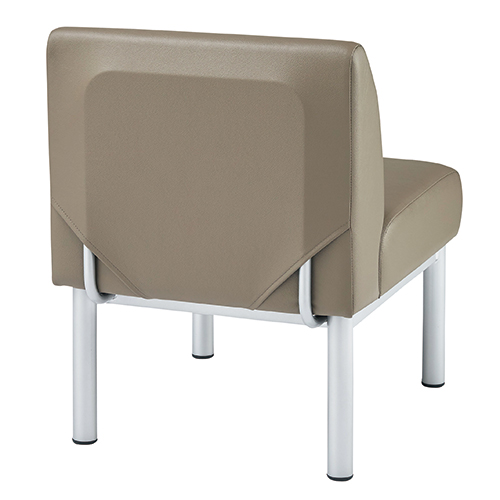 ジョインテックス 応接チェア D40LV-AL BR ブラウン 1人掛け 889227の通販は