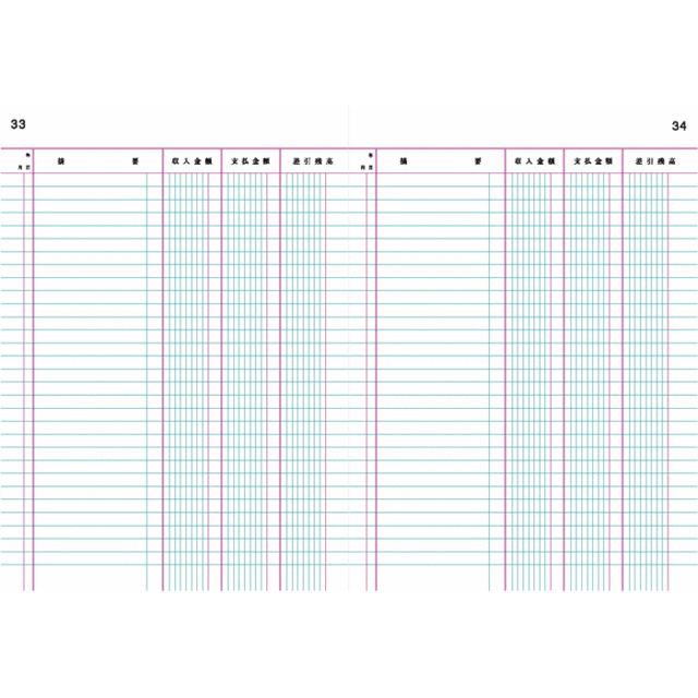 驚きの値段で コクヨ 帳簿 科目なし 100ページ B5 チ-101 金銭出納帳