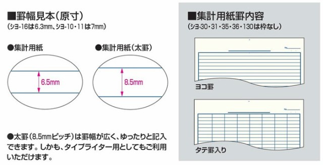 コクヨ＜KOKUYO＞ 集計用紙A4ヨコ型タテ14ヨコ27行50枚 シヨ-26