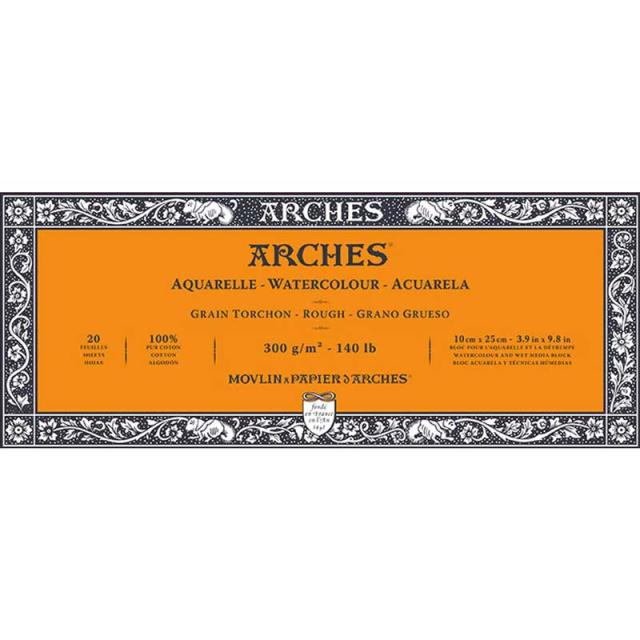 マルマン maruman アルシュ 水彩紙ブロック 300g 荒目 10×25mm 1795081 ARCHES 高級水彩紙 水彩 鉛筆 アクリル絵の具 インク 色鉛筆 アートの通販は 5,345円